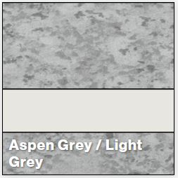 Aspen Grey/Light Grey THE NATURALS 1/16IN - Rowmark The Naturals